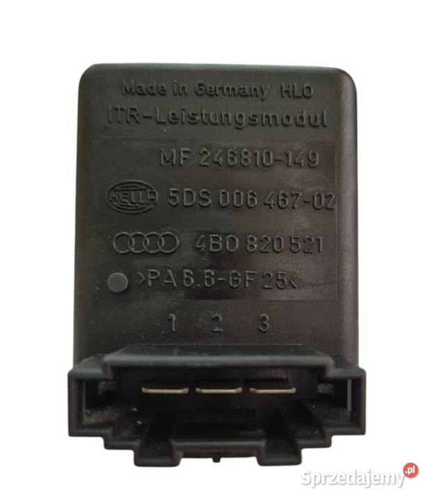 OPORNIK REZYSTOR NAWIEWU DMUCHAWY AUDI A6 C5 Działoszyce sprzedam