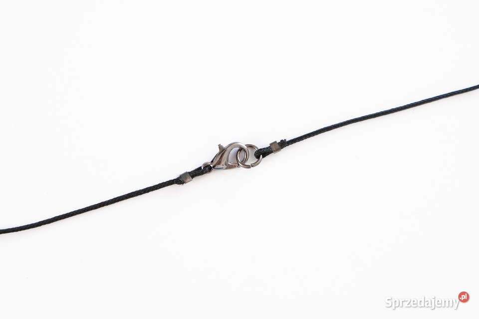 Niebieski wisiorek owalny 39x3 z zapięciem Warszawa