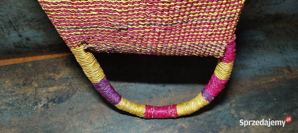 Kosz torba Bolga Ghana ręcznie tkana