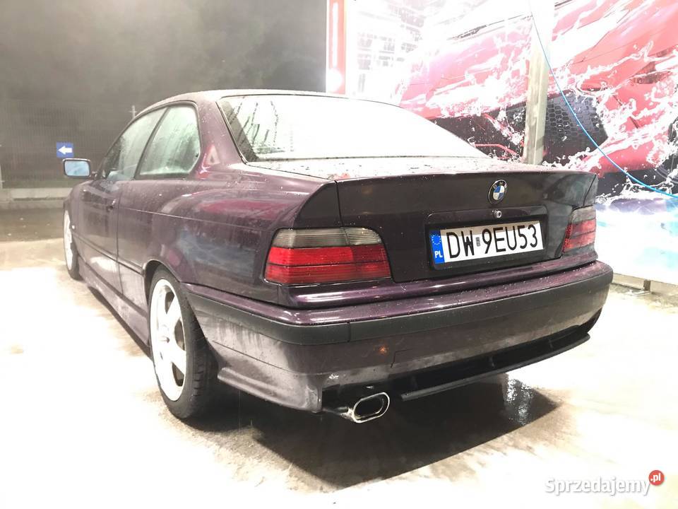 BMW E36 coupe DaytonaViolet 320i M52 MPAKIET radio Wrocław