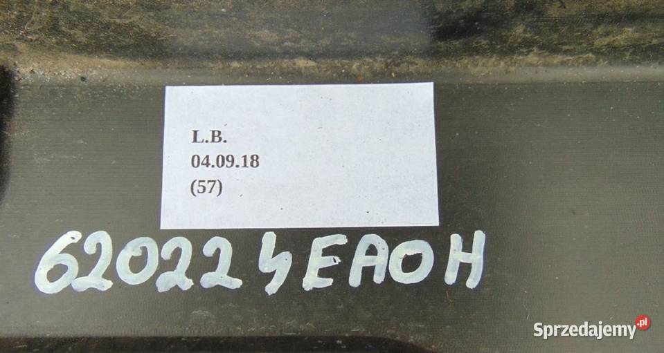 ZDERZAK PRZÓD ZAŚLEPK QASHQAI II 2013 620224EA0H wielkopolskie