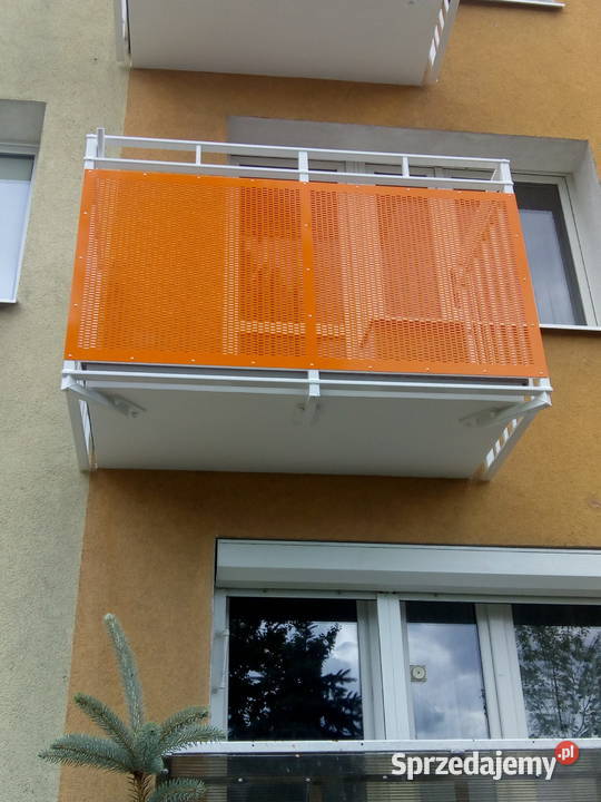 Blachy perforowane na balkony elewacje Nekla