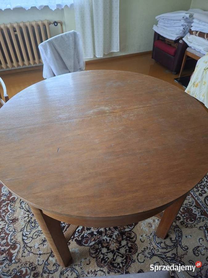 Stół jadalny owalny PRL Września