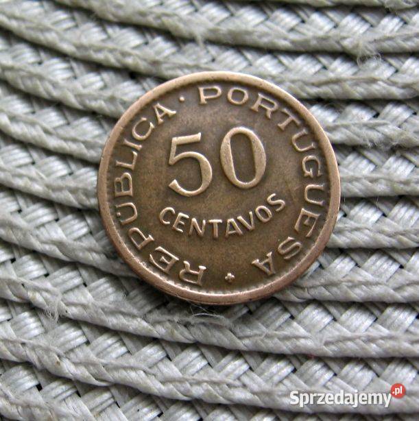 Angola Portugalska 50 Centavos 1954r wielkopolskie Kalisz