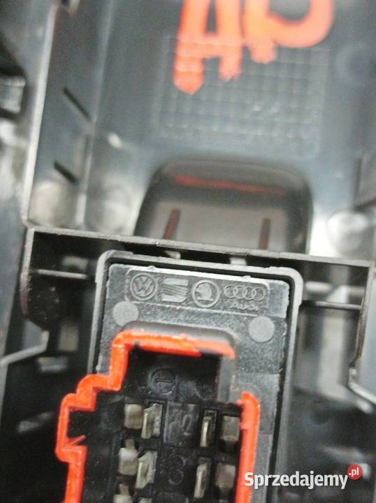 PRZEŁĄCZNIK SZYB LEWY PRAWY PRZÓD ORG Skoda