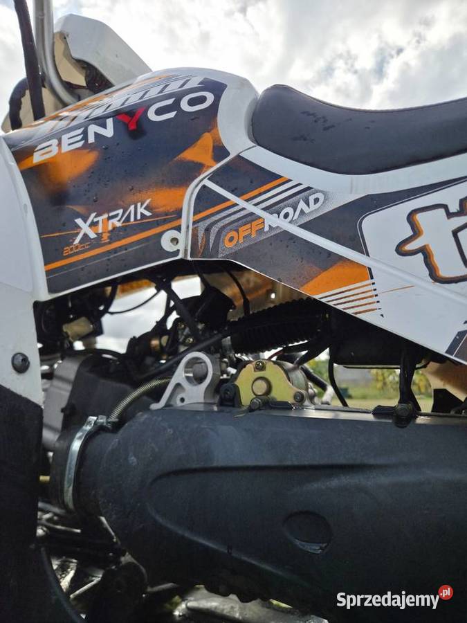 Quad Benyco Thor 200cc biały Żuków