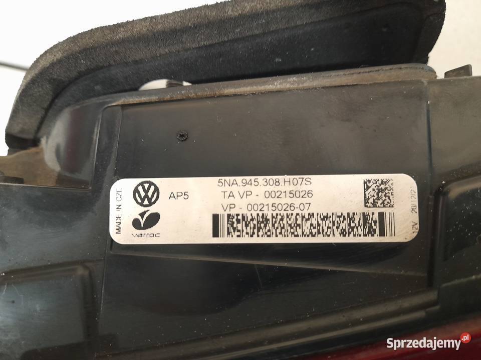 VW TIGUAN II 2 LIFT LED LAMPA PRAWA TYLNA TYŁ Lampy tylne Goleniów