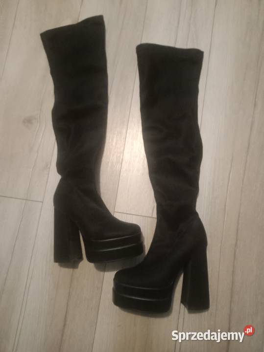 Czarne kozaki kolano świętokrzyskie Wojsławice