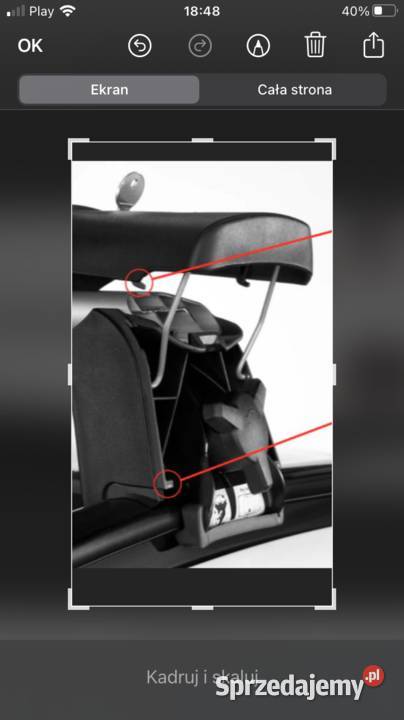 Sprzedam oryginalny bagażnik dachowy Mercedes