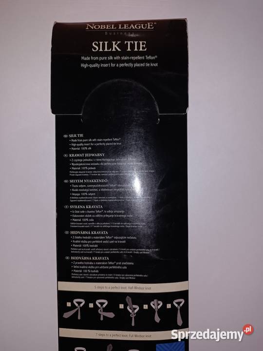 Krawat jedwabny NobleLeague Bydgoszcz
