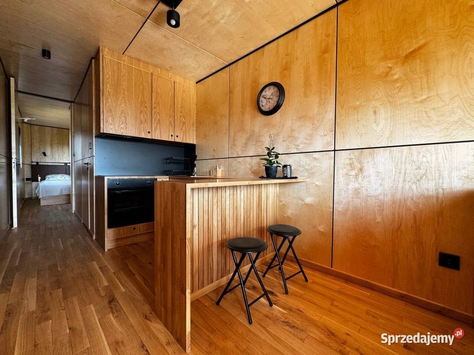 Dom mobilny na bazie naczepy TIR Sprzedaż Łebieńska Huta sprzedam