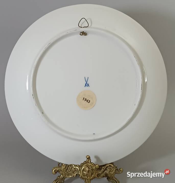Meissen Patera Ścienna Adoracja Pasterzy 1943 mazowieckie sprzedam