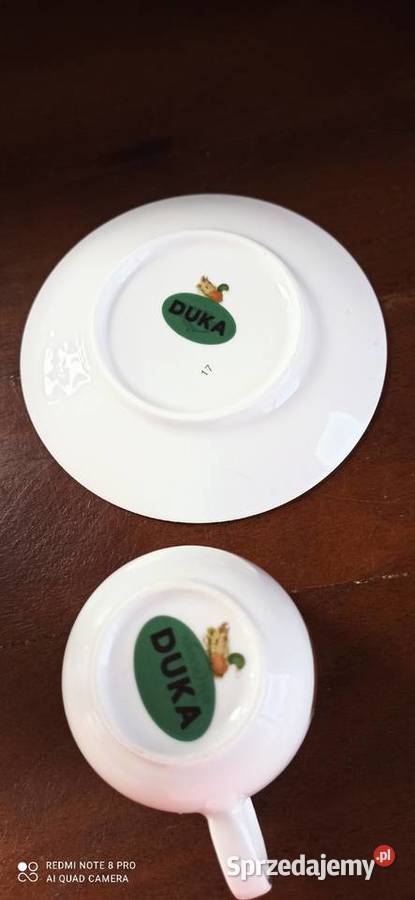 Filiżanka Duka z kaczuszką Do średniej kawki Gdańsk sprzedam