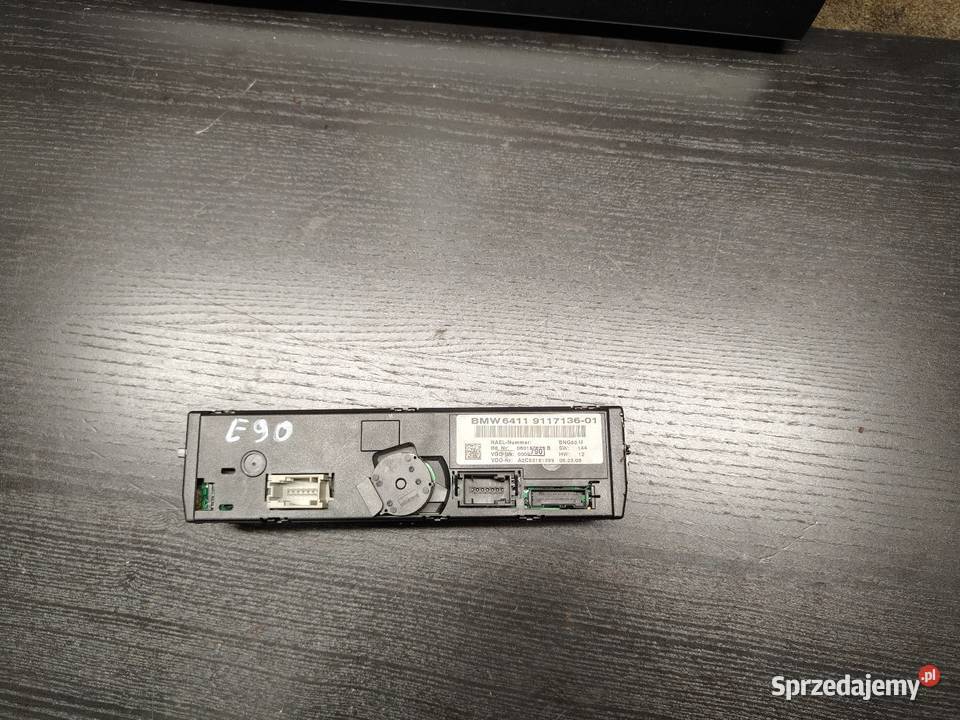 Bmw e90 panel sterowania klimatyzacją łódzkie Aleksandrów Łódzki