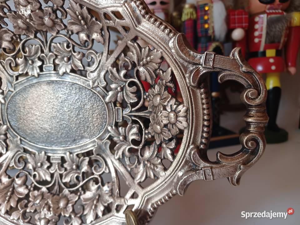 Patera koszyk mosiężny wielkopolskie Poznań