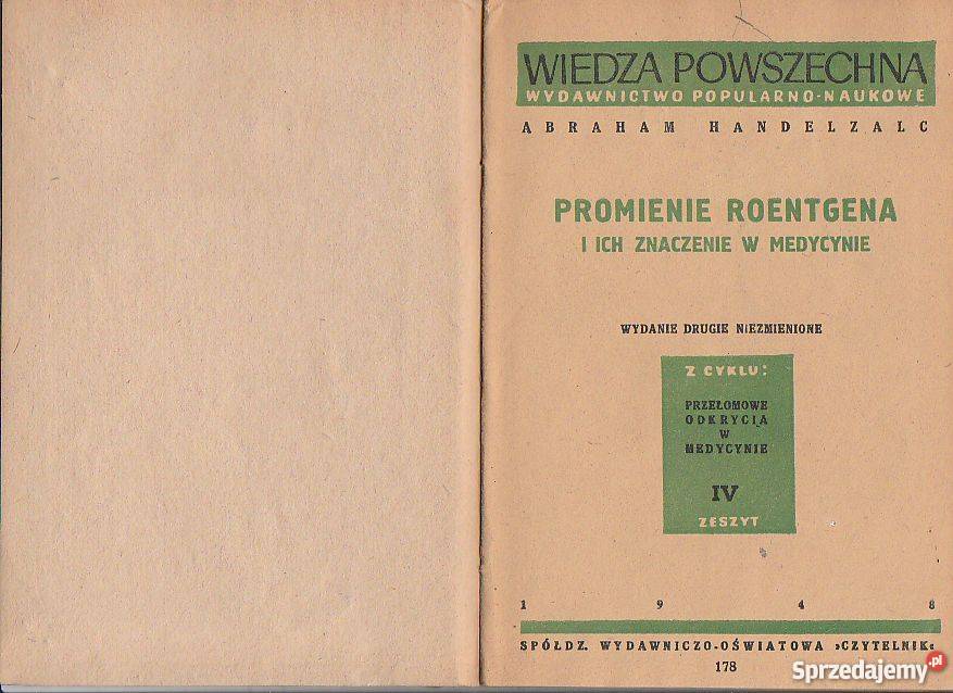 7644 PROMIENIE RENTGENA I ICH ZNACZENIE W Czyrna