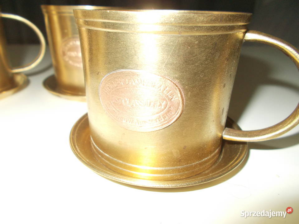 Stare holenderskie kubki ze spodkami Warszawa