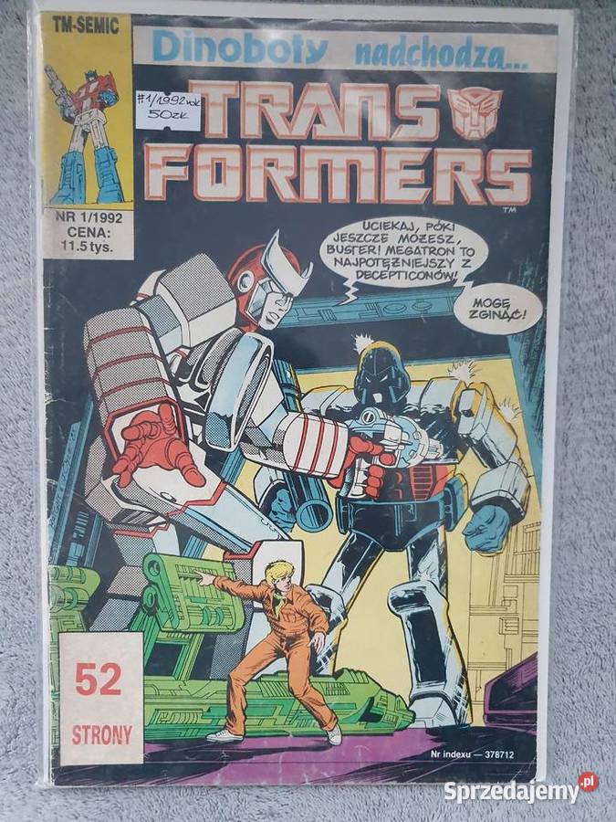Transformers zestaw 5 komiksów wydawnictwo Gdynia