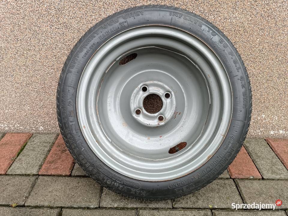 Dojazdówka koło zapasowe 10570 R14 VW Skoda Seat Kosina