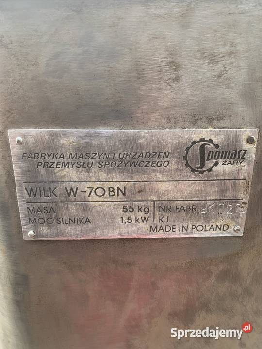 Wilk do mielenia mięsa Narzędzia