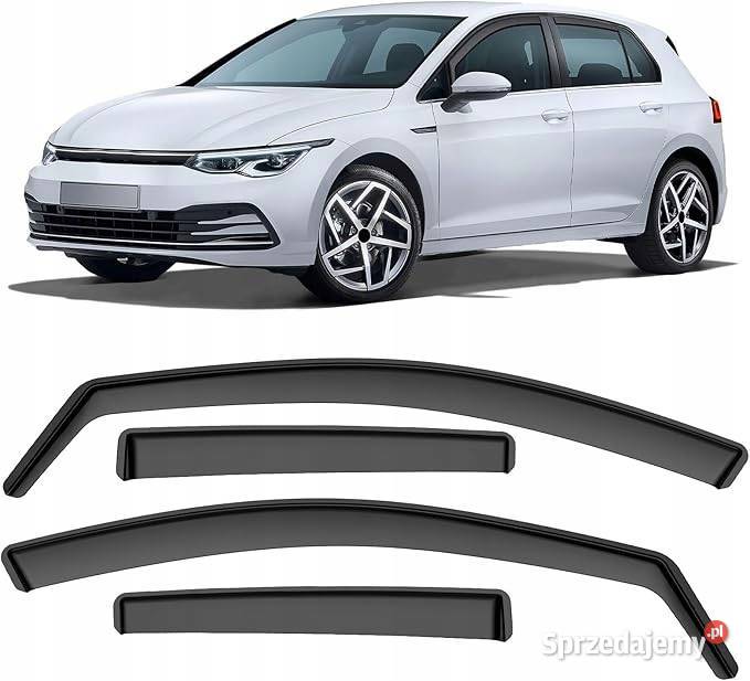 Deflektor przeciwwiatrowy czarny kompatybilny z Myszyniec