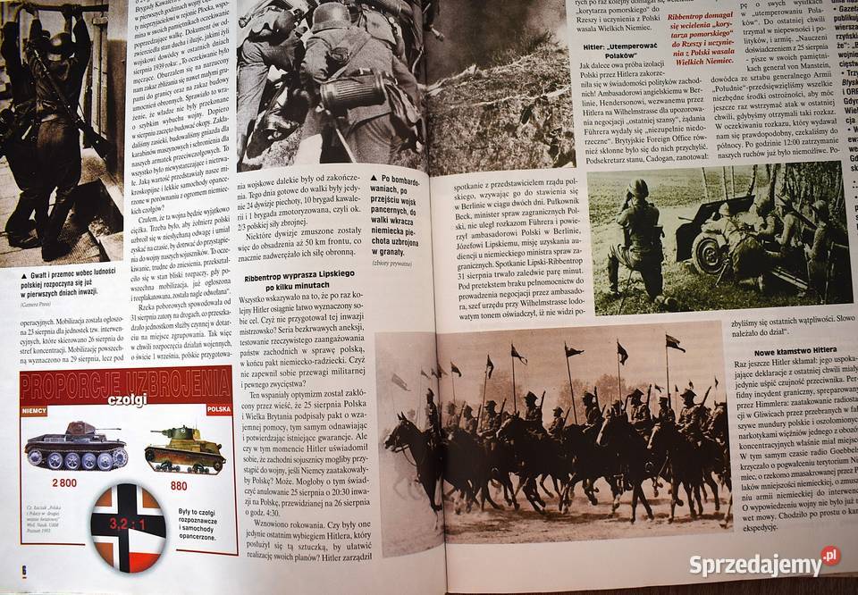 Gazety Wojenne 5 sztuk plus kronika Polski sprzedam
