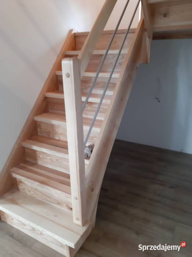 Schody drewniane wewnętrzne Kołobrzeg sprzedam