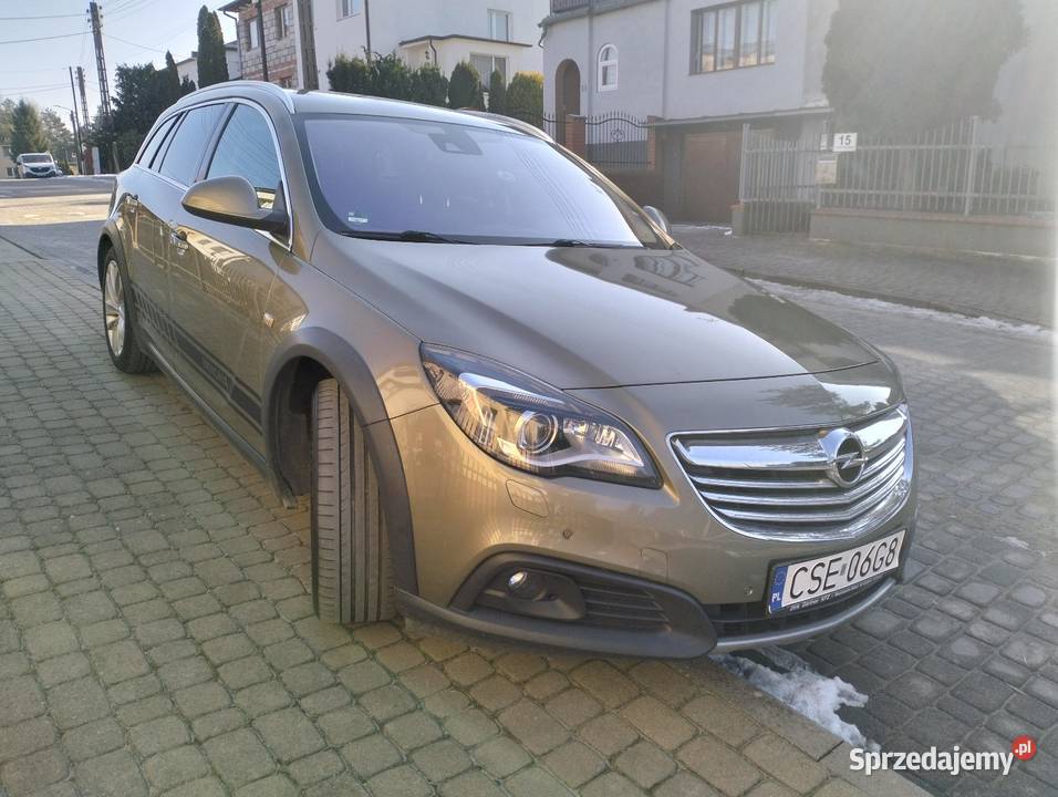 Opel Insignia 20cdti 170 Country Tourer elektryczne lusterka Opel kujawsko-pomorskie Więcbork