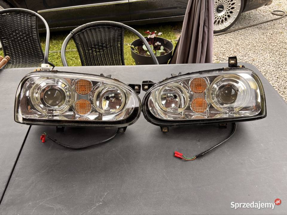 Reflektory InPro Golf 3 MK3 MK4 Xenon Look dolnośląskie Biały Kościół