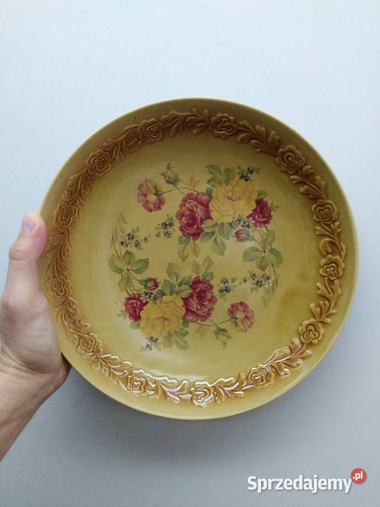 Talerz Tułowice prl retro vintage kolekcje Kraków