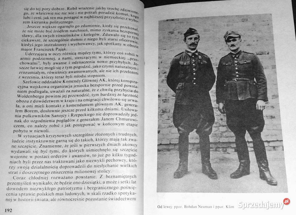 Obozowe refleksje Oflag IIC Józef Kuropieska miękka lubelskie Chełm sprzedam