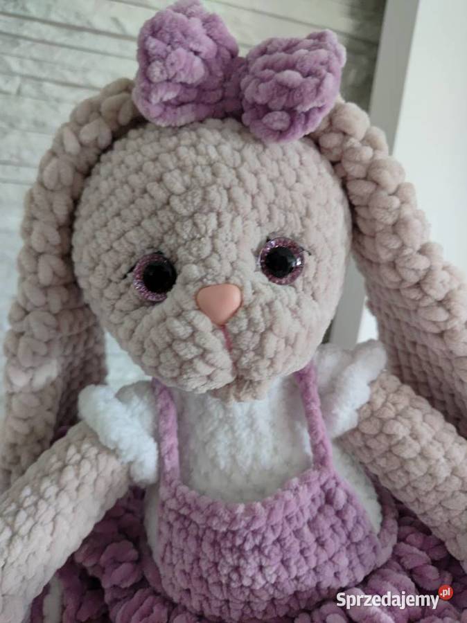 Króliczek miś handmade DOSTĘPNY RĘKI Myszków