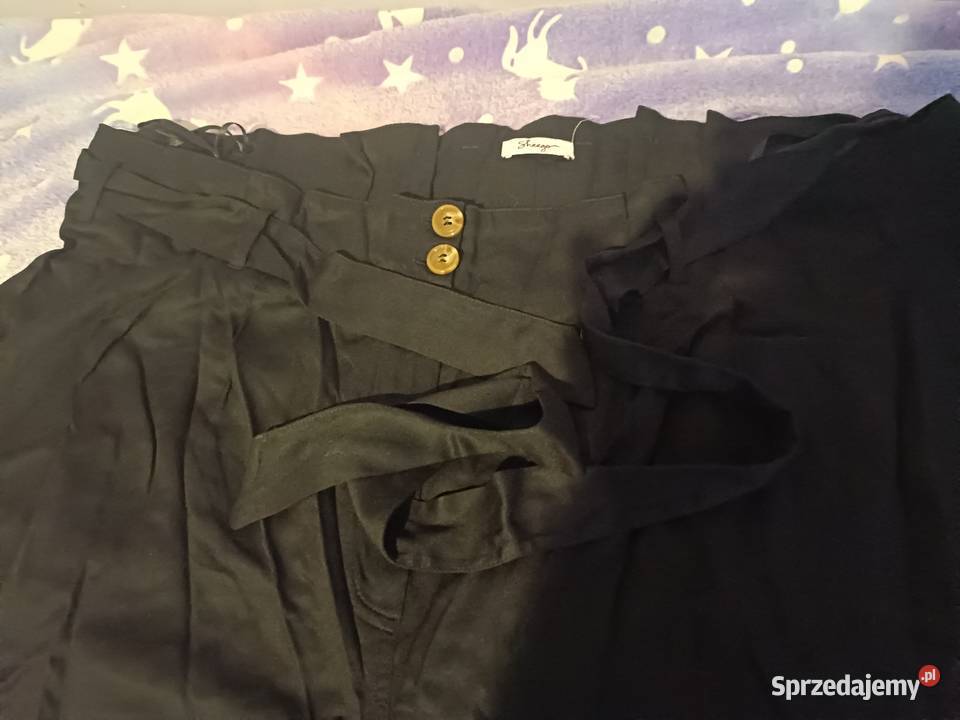 Szerokie czarne spodnie damskie Sheego 52 Kwidzyn