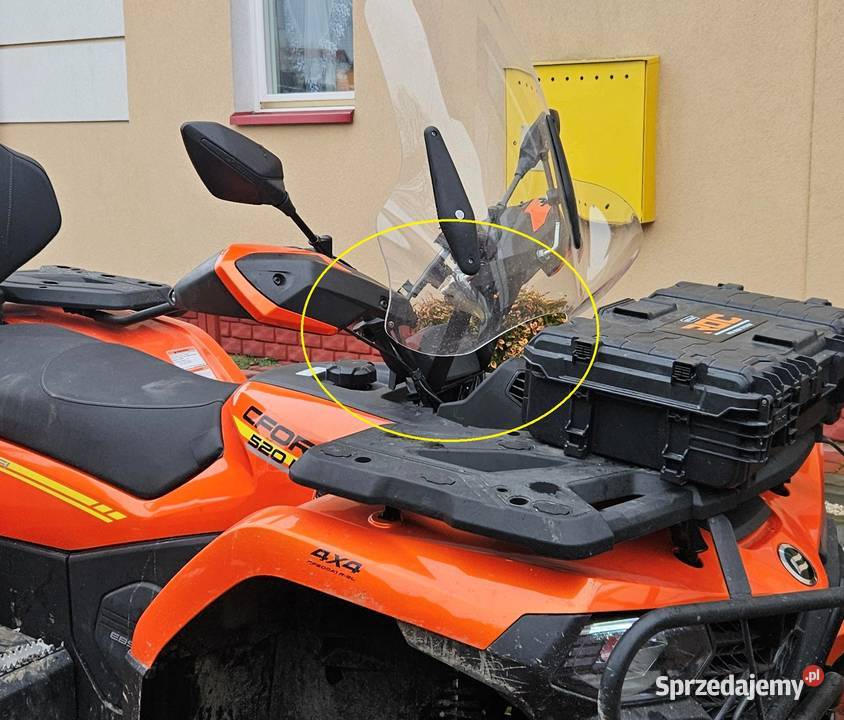 Quad CF Moto 520 i 850 CForce 450 i 1000 szyba Motoryzacja podkarpackie Partynia