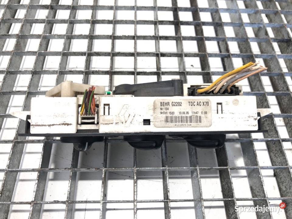 PANEL STEROWANIA NAWIEWU OPEL MOVANO A BEHR Bus