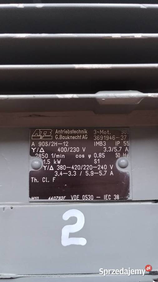 Silnik elektryczny trójfazowy ATB ABB NOWE Warszawa