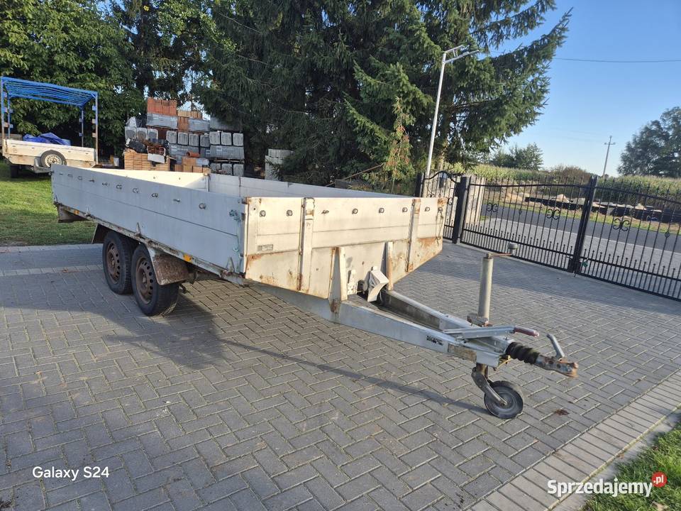 Przyczepka samochodowa platforma 38x175 Stara Kaźmierka
