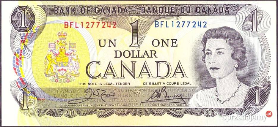 KANADA 1973P85b1 dolar UNC wysyłka Numizmatyka Człuchów
