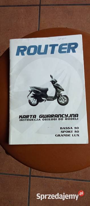 Sprzedam skuter Router Bassa 50 nieuszkodzony Router Karczew