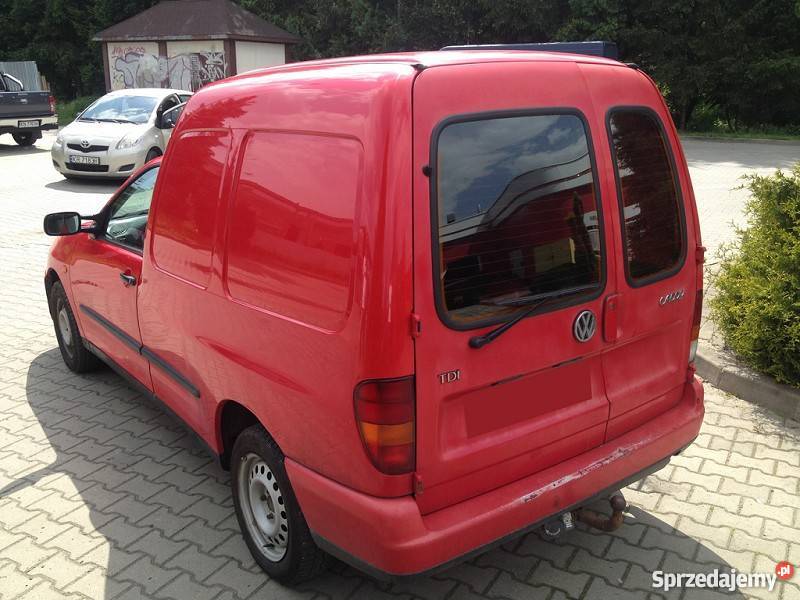 Sprzedam Volkswagen Caddy II 2002 czerwony Nowy Sącz