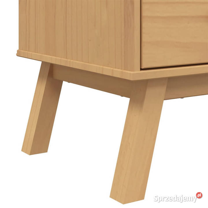 Szafka OLDEN brązowa 85x43x125 lite drewno Warszawa