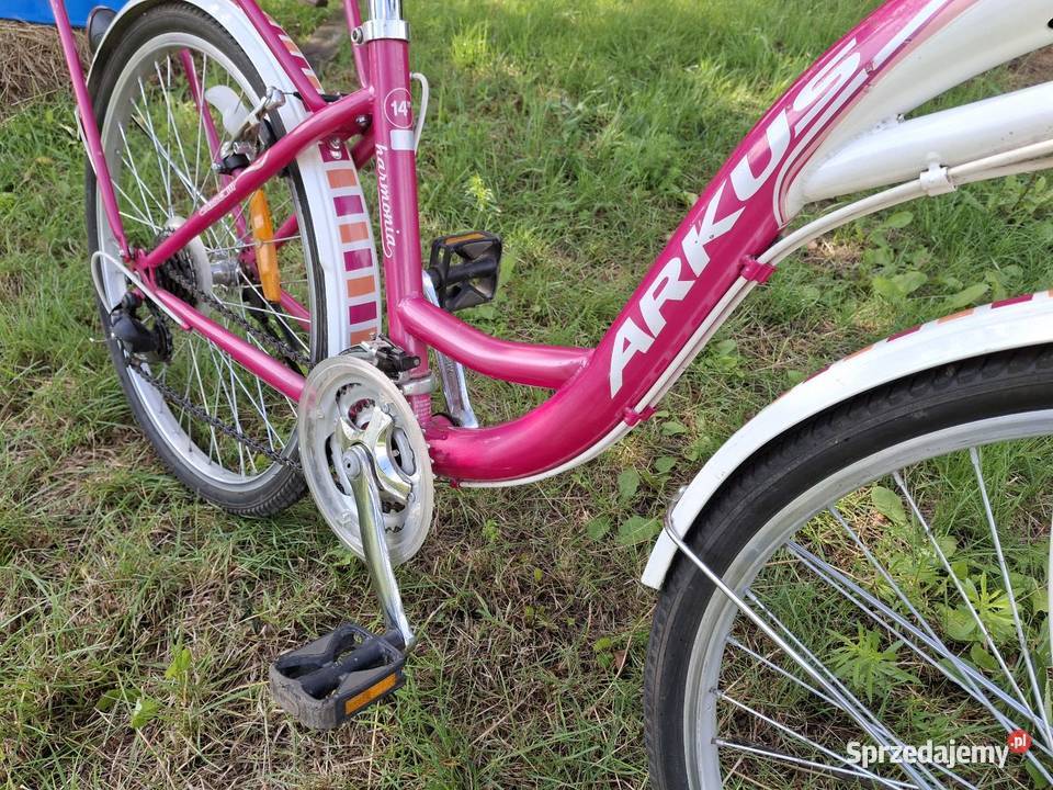 Rower Arkus Harmonia rama 14 dziewczynki Zgierz