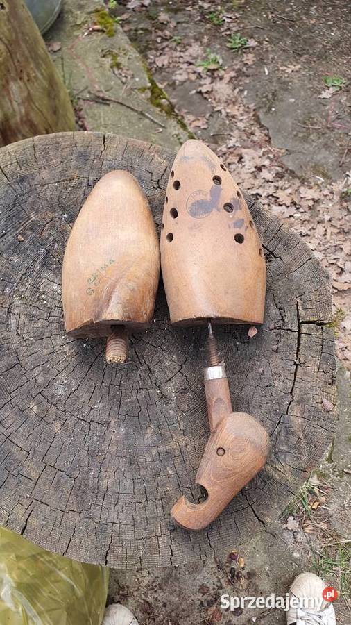 Drewniane pawidła wypełniacze szewskie stare Warszawa