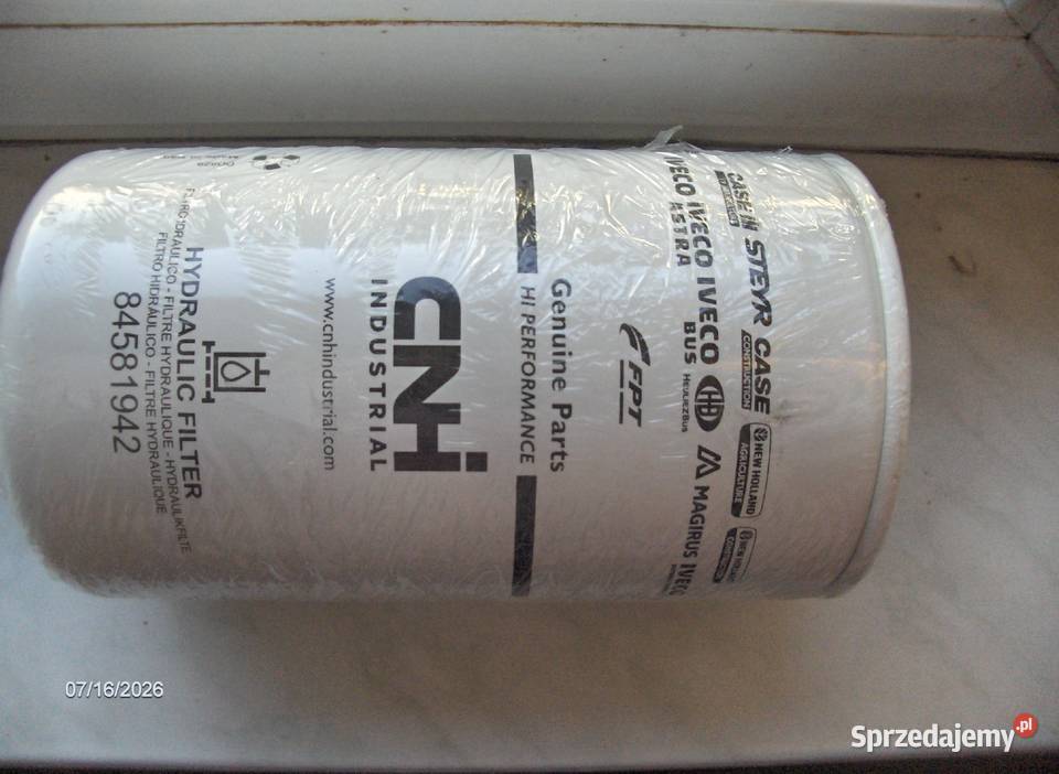 Filtr hydrauliczny powietrza holland case Rolnictwo Jawiszowice