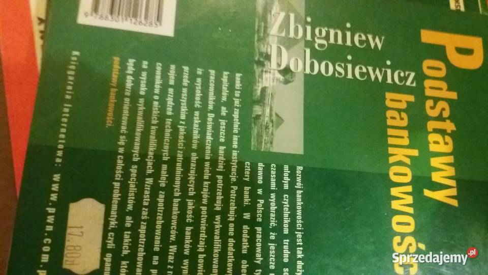 podstawy bankowości Dobosiewicz Warszawa