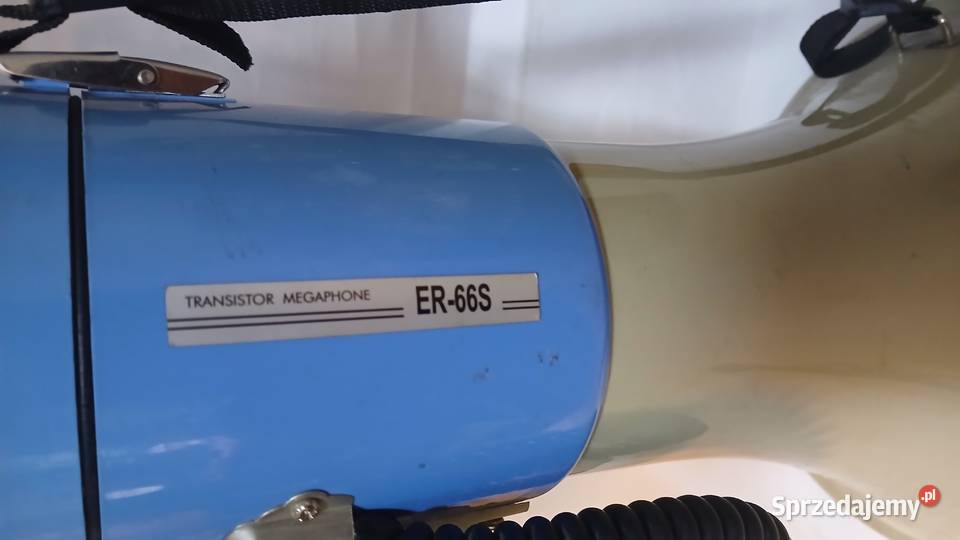 Mocny Megafon Tranzystorowy ER66S z Syreną z łódzkie Skierniewice