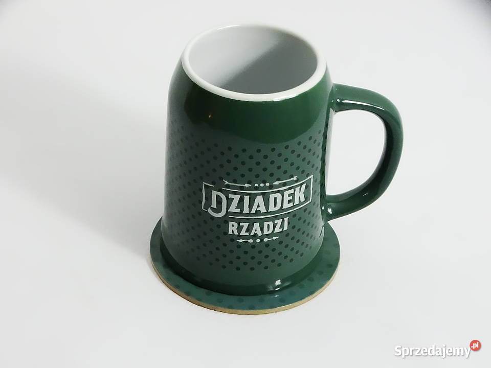 Zestaw prezentowy dziadka kufel podstawka 500 ml