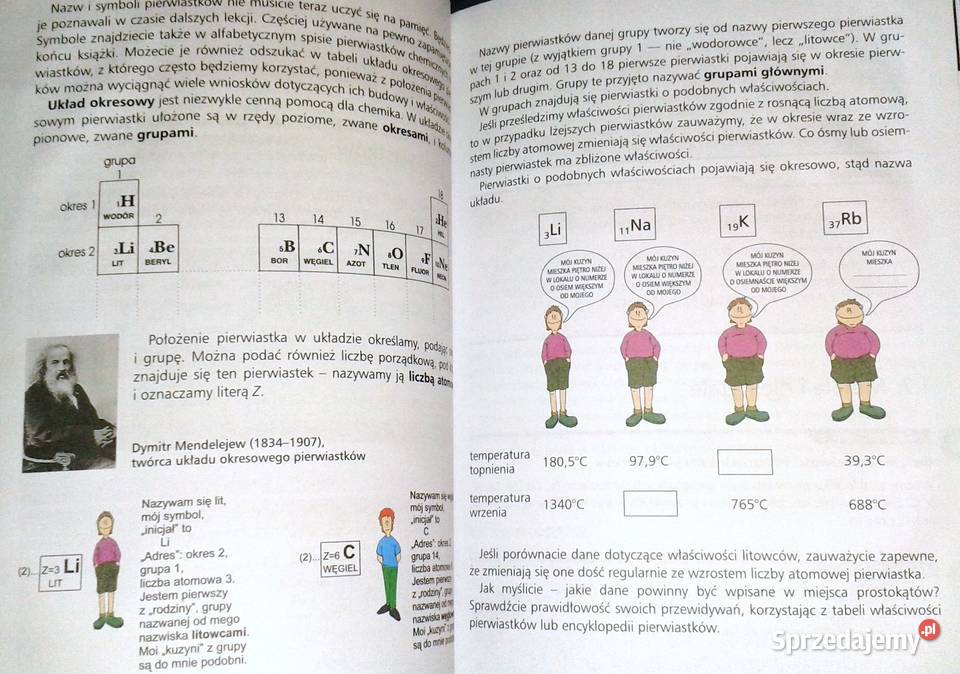 Chemia 1 Podręcznik Bożena Kałuża Andrzej Reych tradycyjny podręcznik Chełm