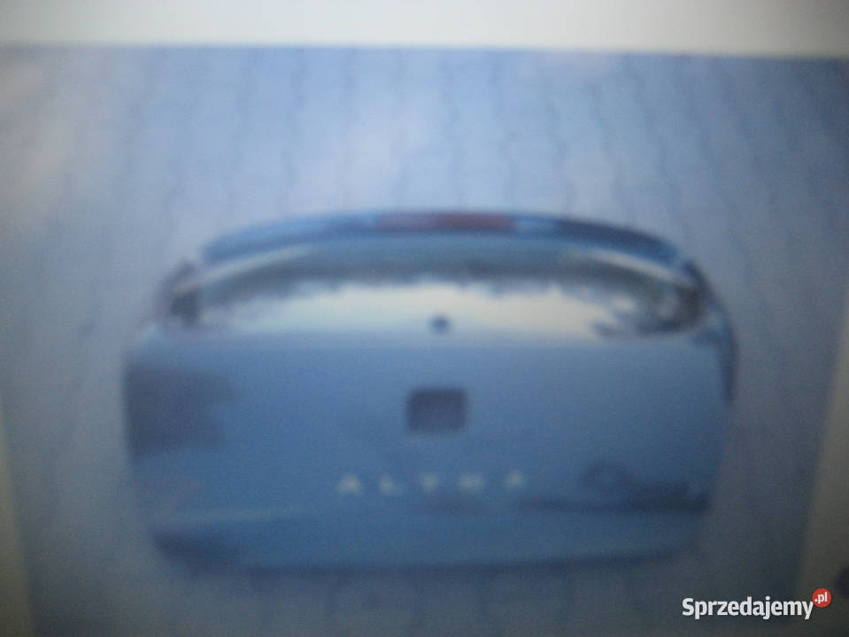 seat altea 0409r klapa pokrywa bagażnika szyba Rakoniewice sprzedam