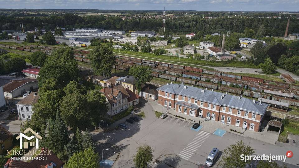 Budynek handlowousługowy dworcu w Bartoszycach 2095zł/m2 Bartoszyce sprzedam